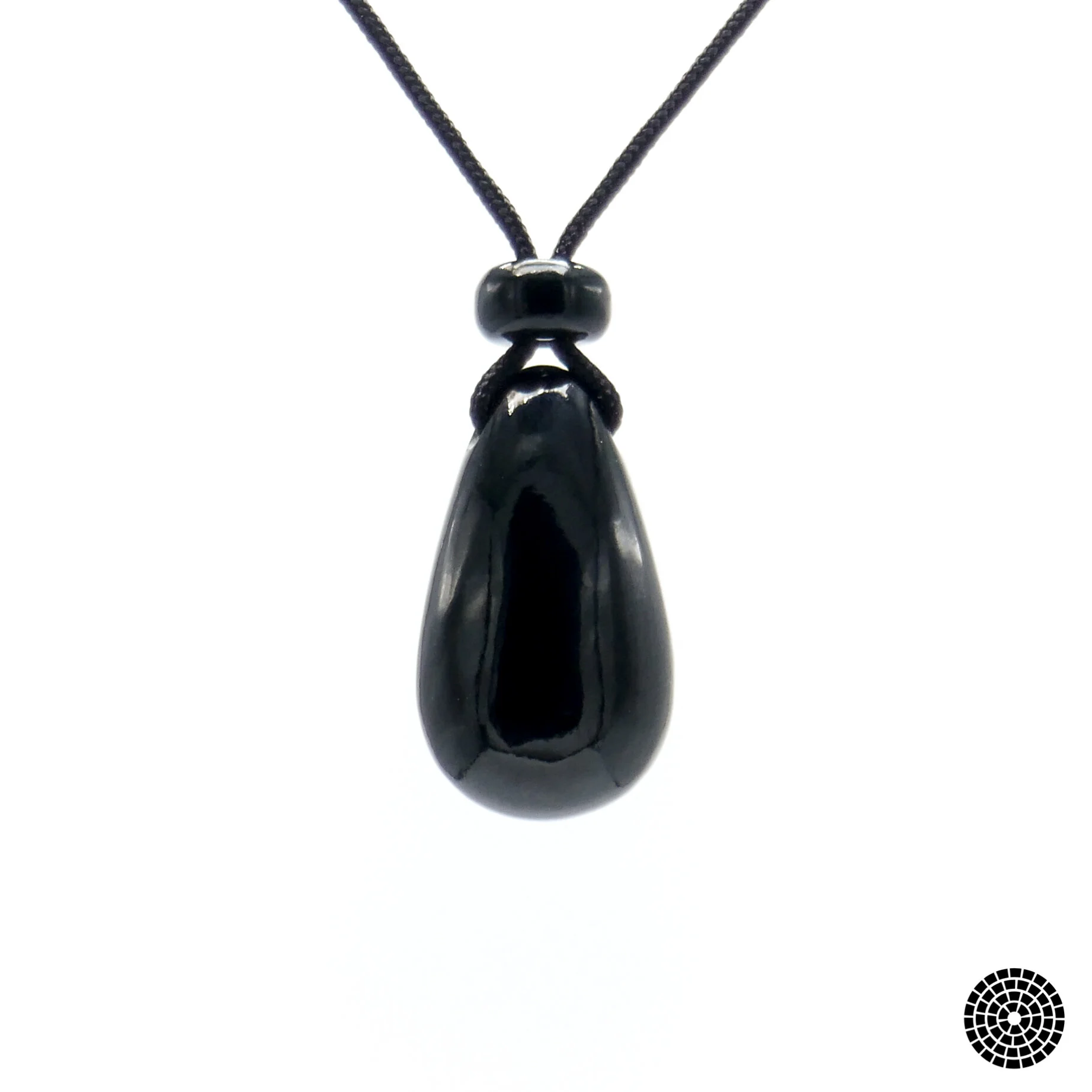 Australian Black Jade Pendant — California Jade Carvings